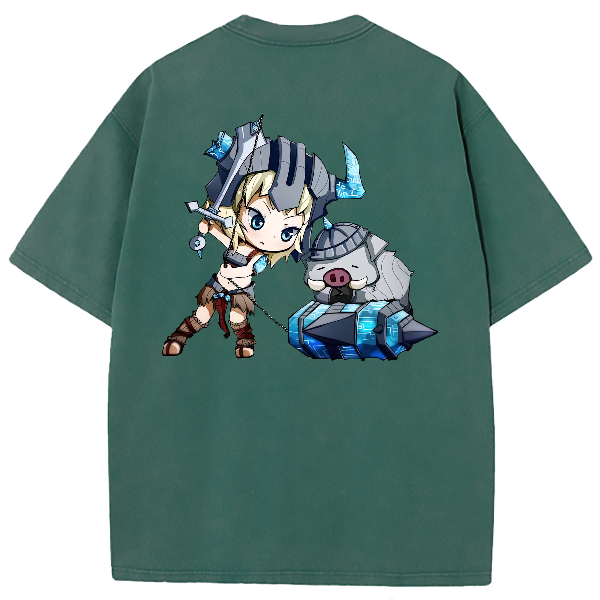 （画像用） リーグ・オブ・レジェンド League of Legends LOL 綿100% ヴィンテージ風 半袖Tシャツ（背面プリント）